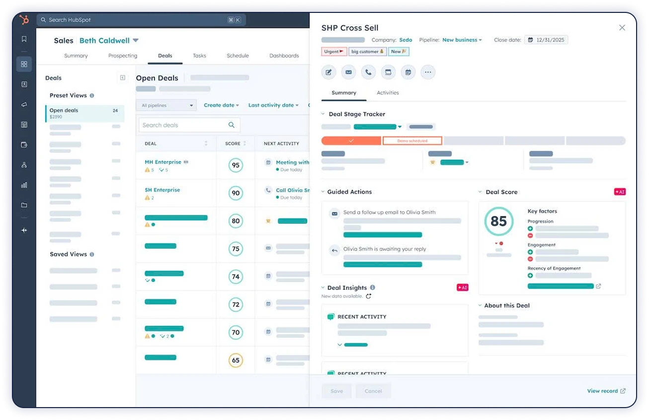 HubSpot CRM screenshot 4