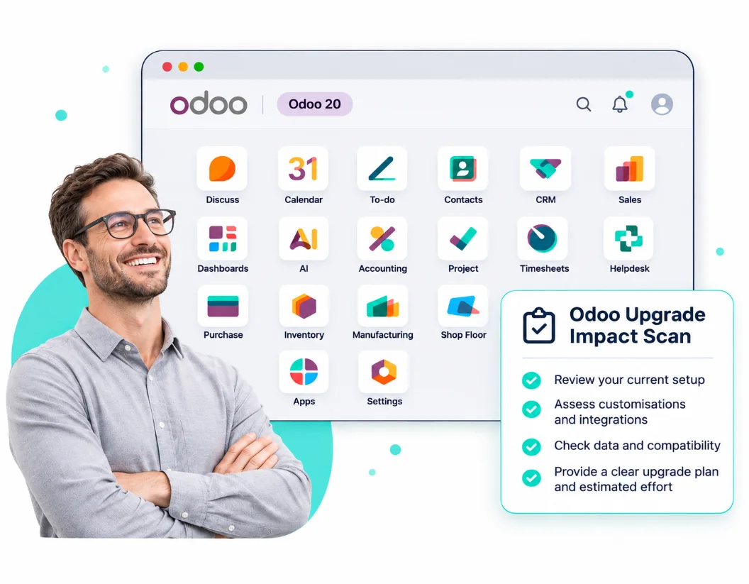 Odoo upgrade impact scan report preview