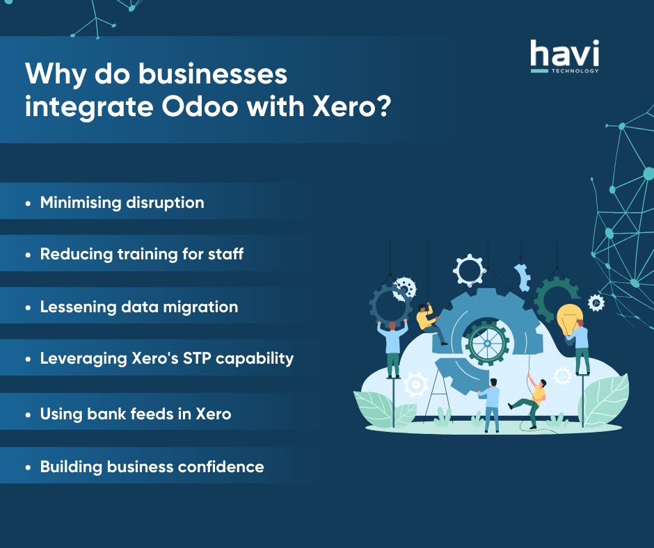 why need to integrate Odoo vs Xero