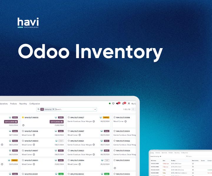 odoo inventory management Havi Technology Pty Ltd