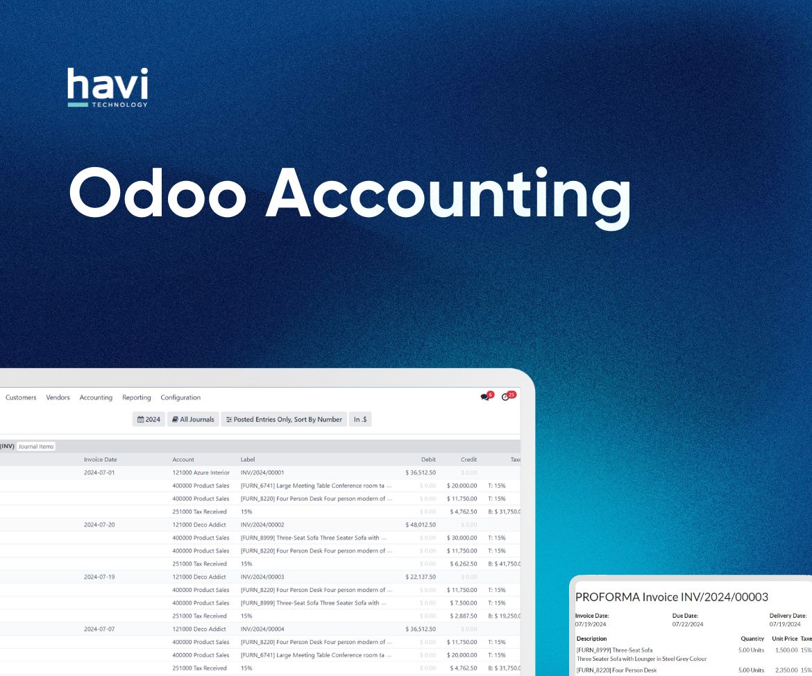 odoo accounting software Havi Technology Pty Ltd