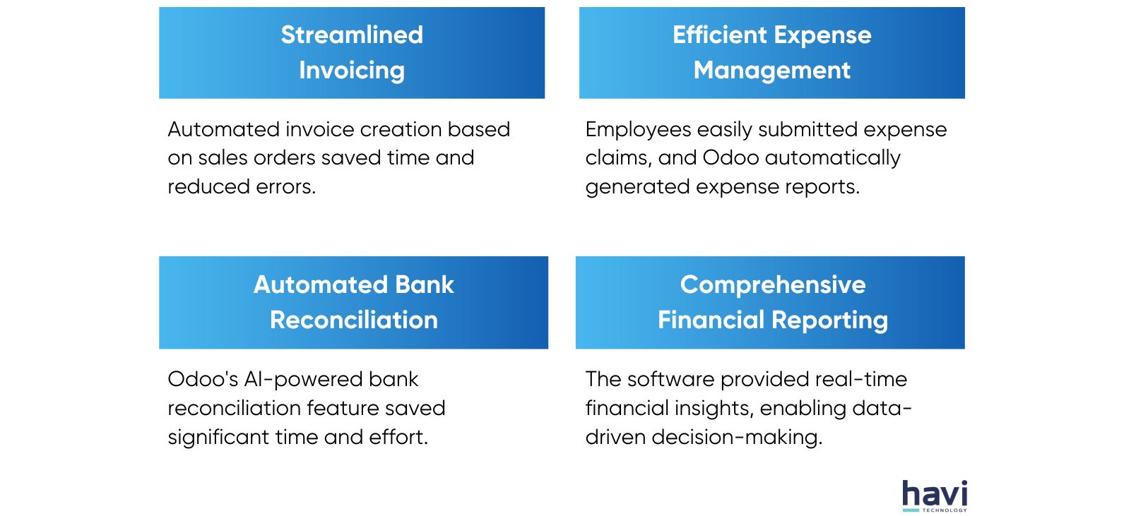 analytical accounting odoo Havi Technology Pty Ltd