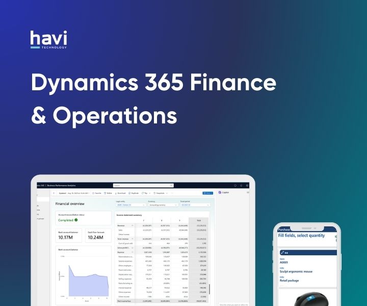 finance and operations dynamics 365 havi technology pty ltd