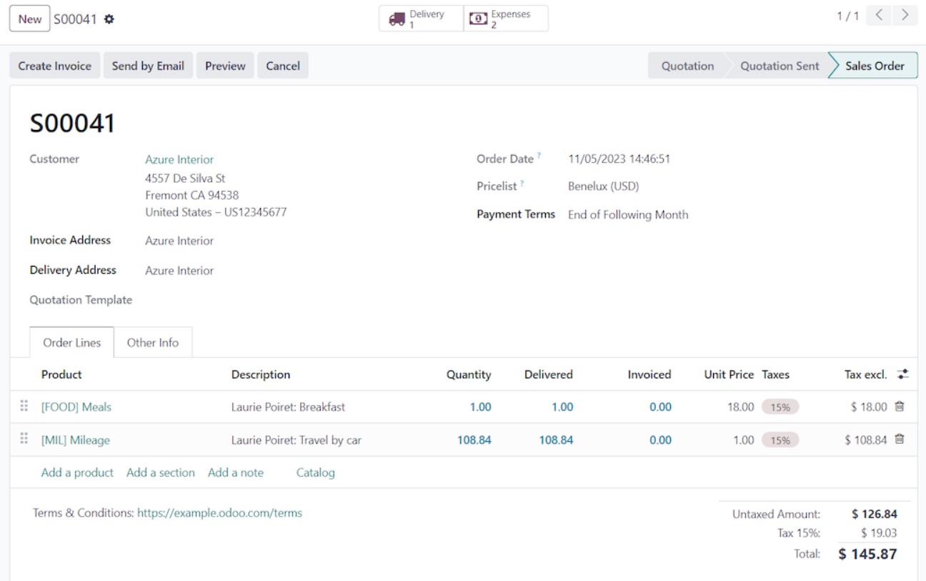 odoo expense tracking software havi technology pty ltd