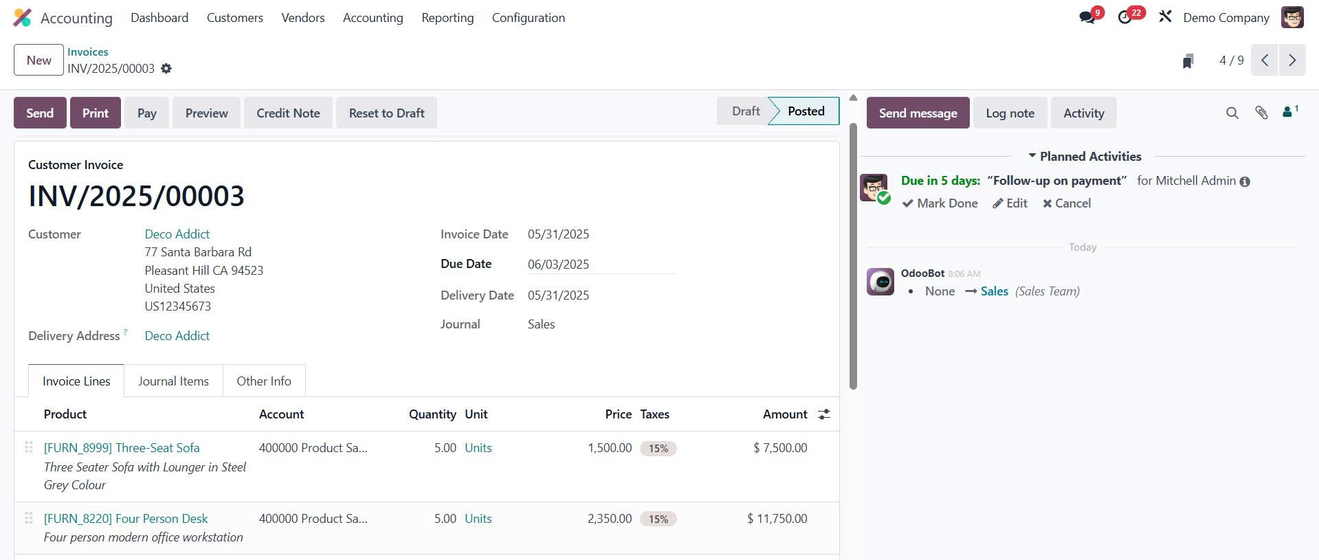 odoo ocr invoice Havi Technology Pty Ltd