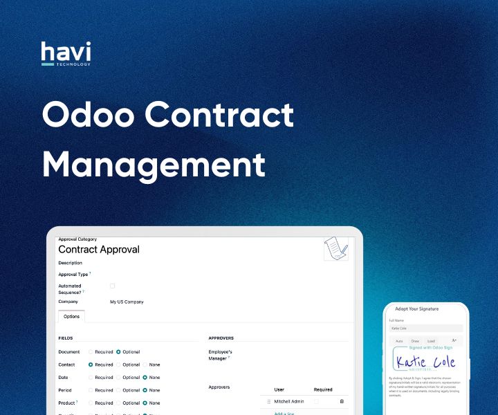 odoo contracts Havi Technology Pty Ltd