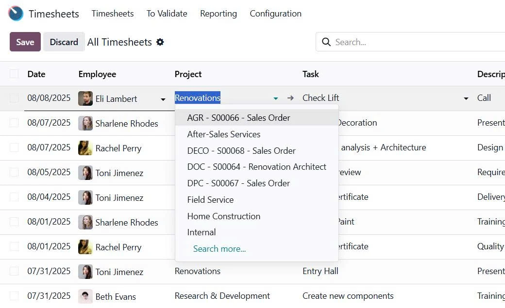 awesome timesheet odoo Havi Technology Pty Ltd
