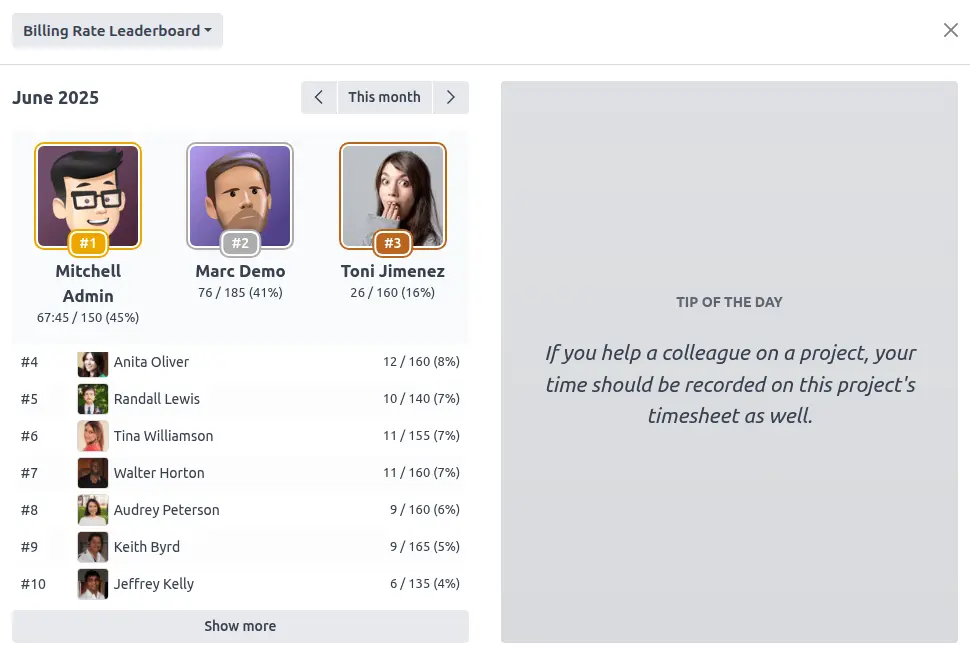 odoo timesheet module