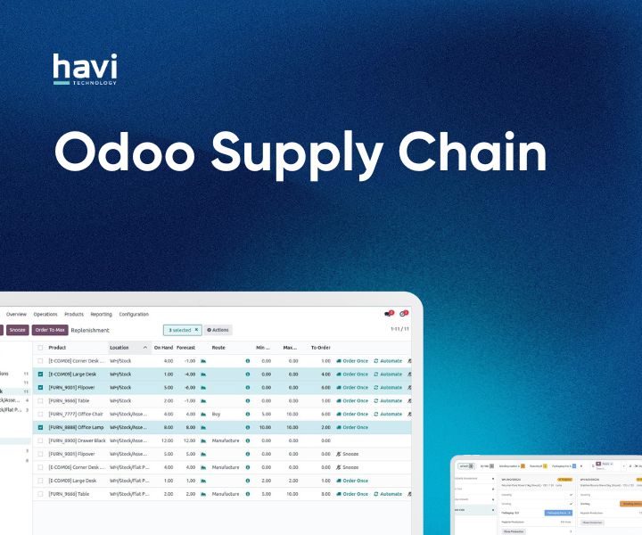odoo supply chain Havi Technology Pty Ltd