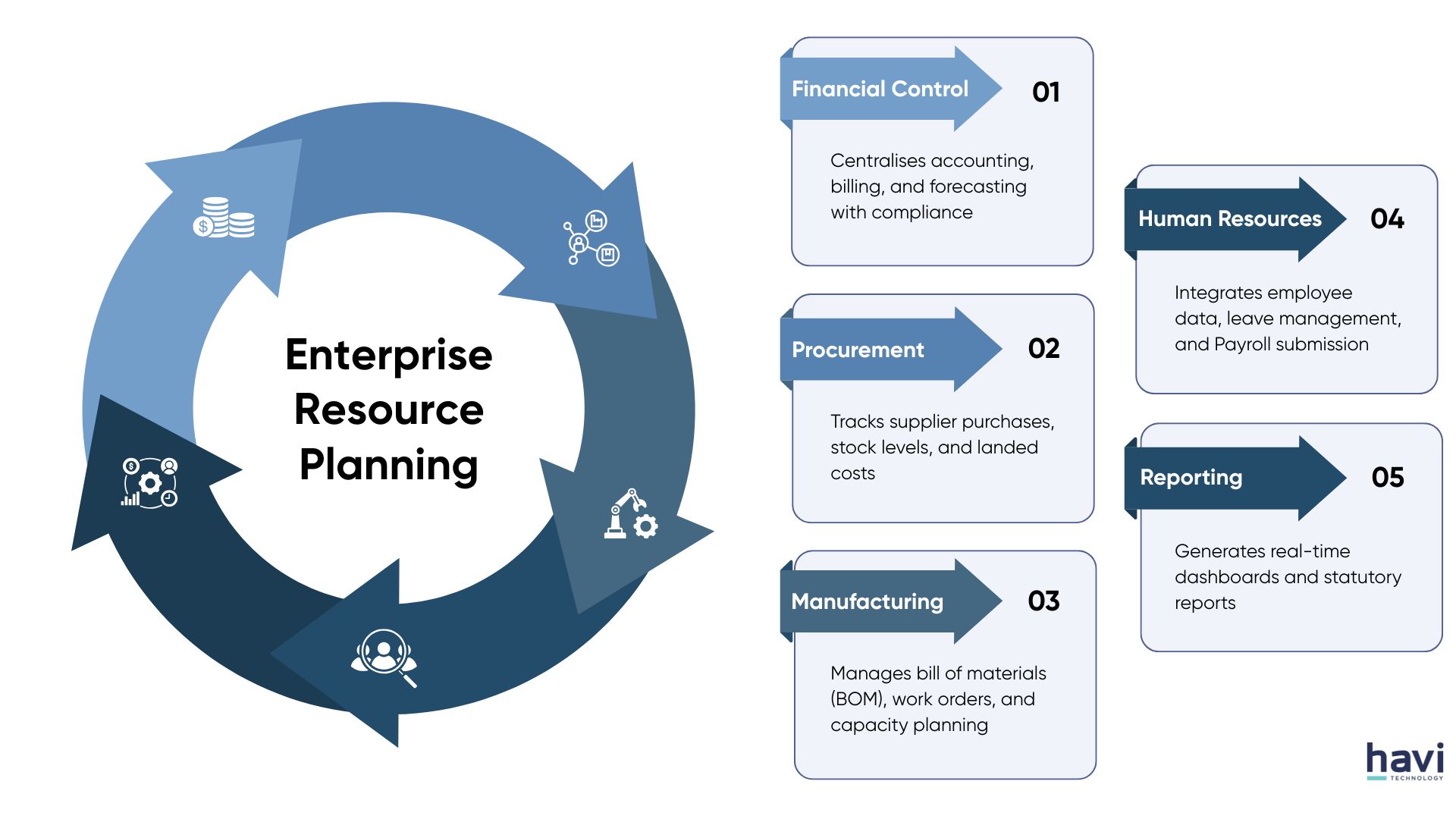 tms erp system Havi Technology Pty Ltd