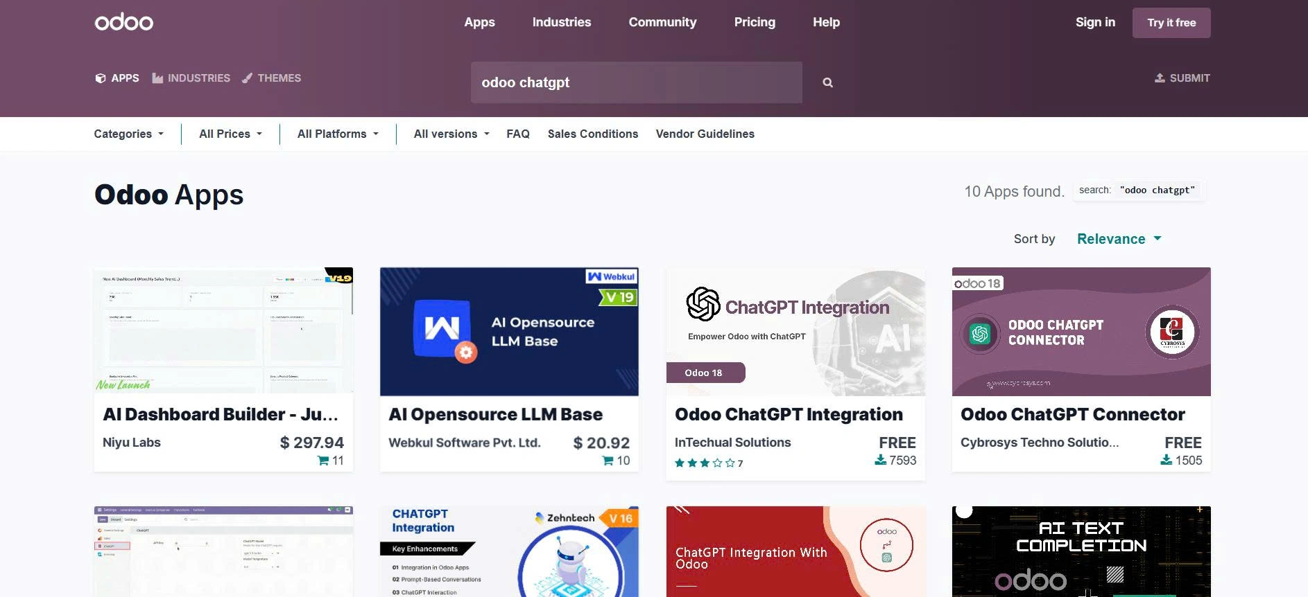 chatgpt odoo Havi Technology Pty Ltd
