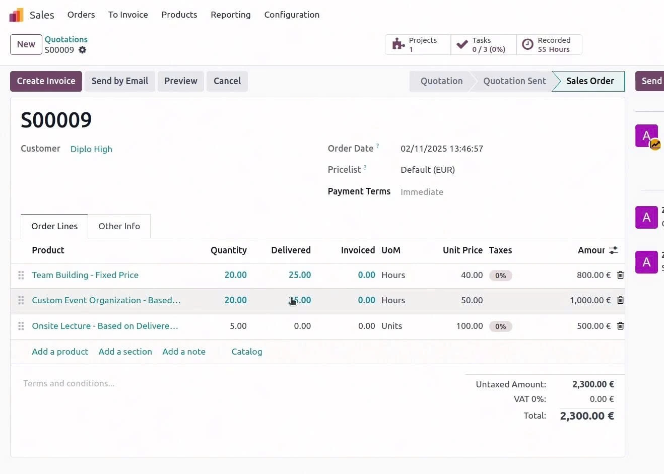 odoo 15 project Havi Technology Pty Ltd