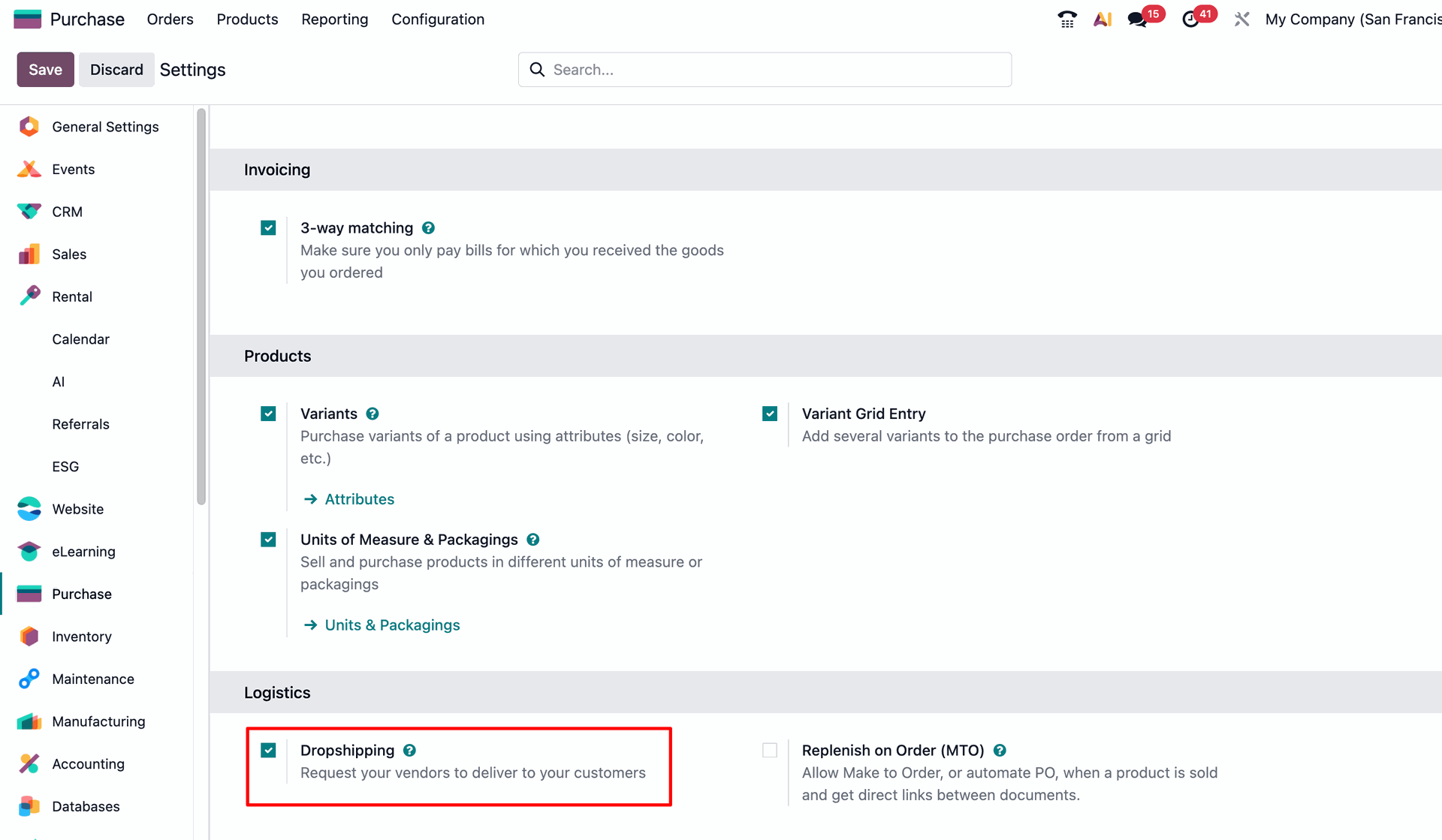dropshipping in odoo Havi Technology Pty Ltd
