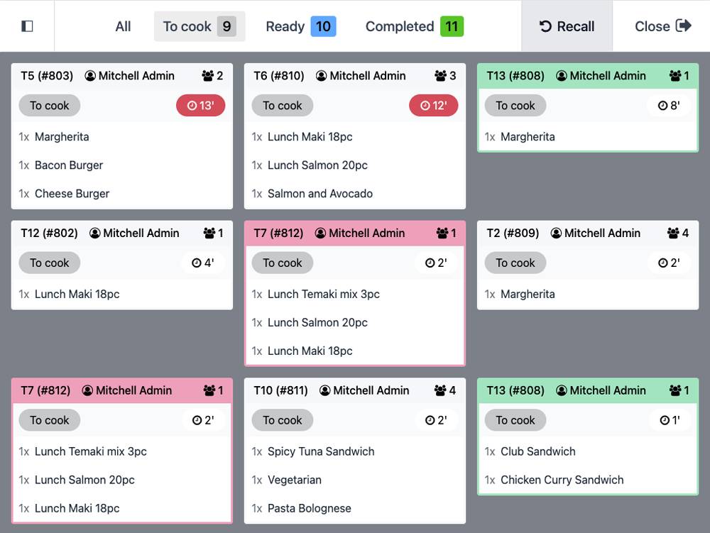 odoo pos restaurant kitchen Havi Technology Pty Ltd