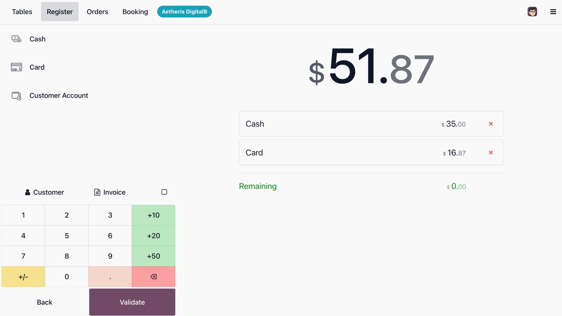 odoo restaurant kitchen Havi Technology Pty Ltd