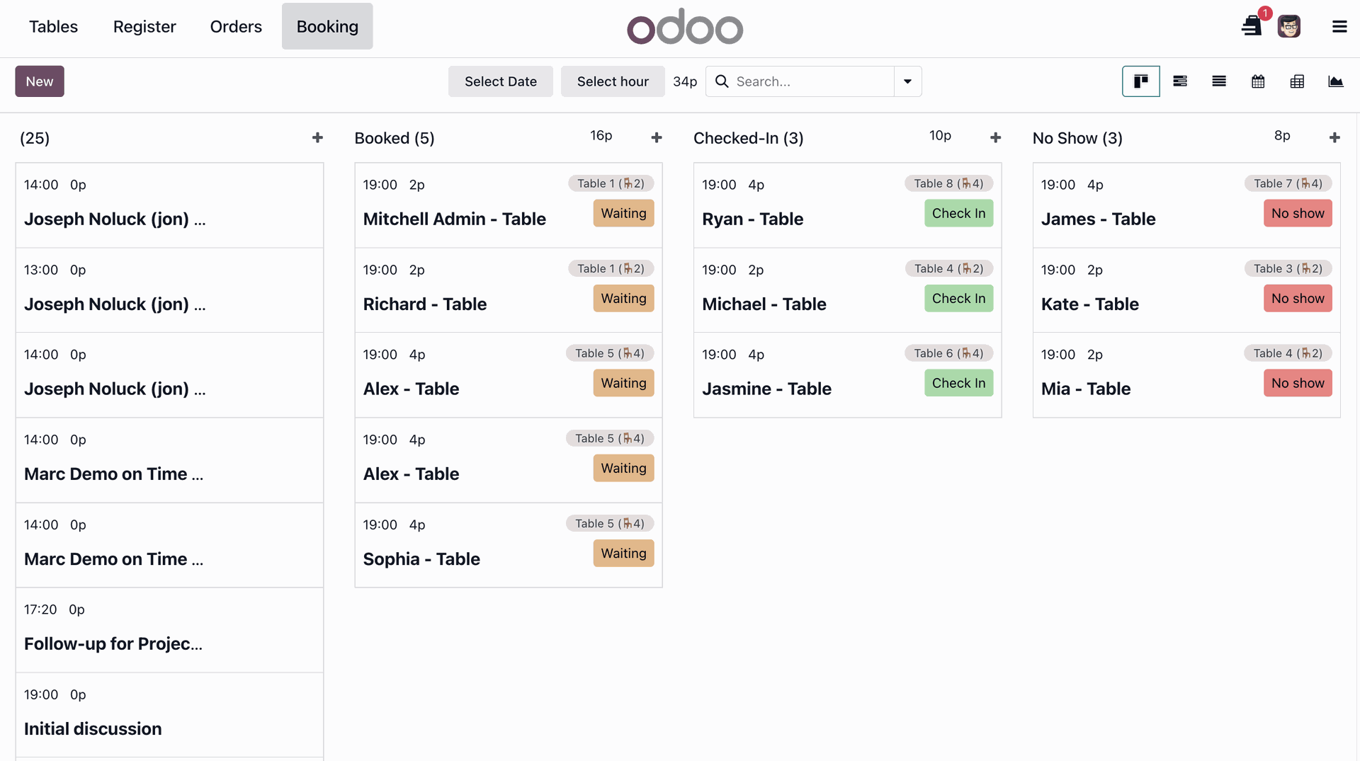 odoo restaurant management system Havi Technology Pty Ltd