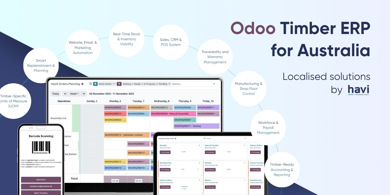 Odoo Timber ERP Australia | Built for Timber Operations