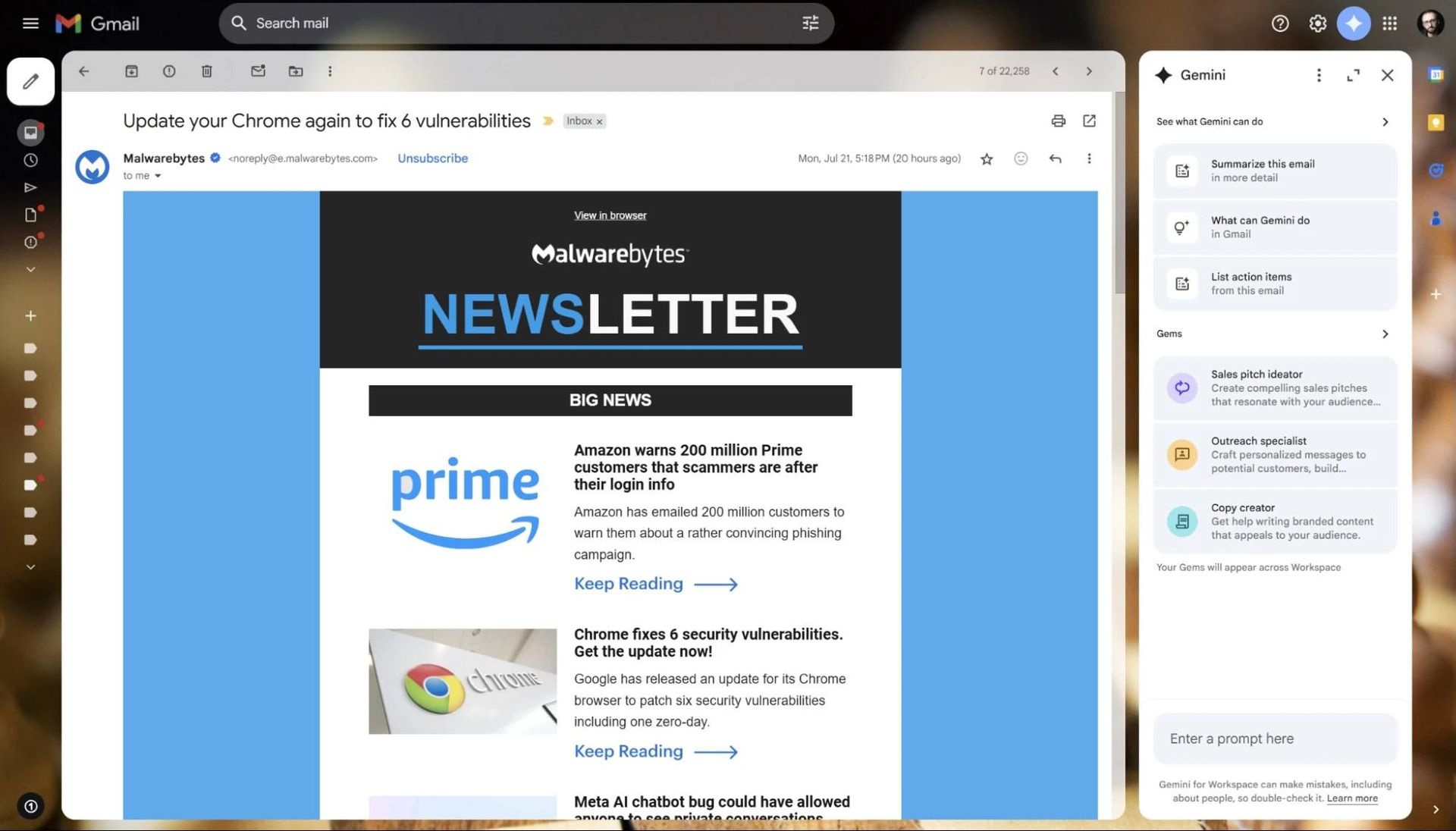 Gemini for Gmail Havi Technology