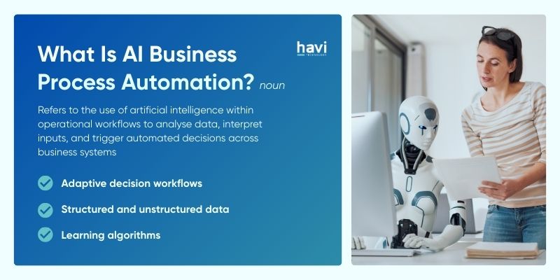 artificial intelligence business process management havi technology pty ltd