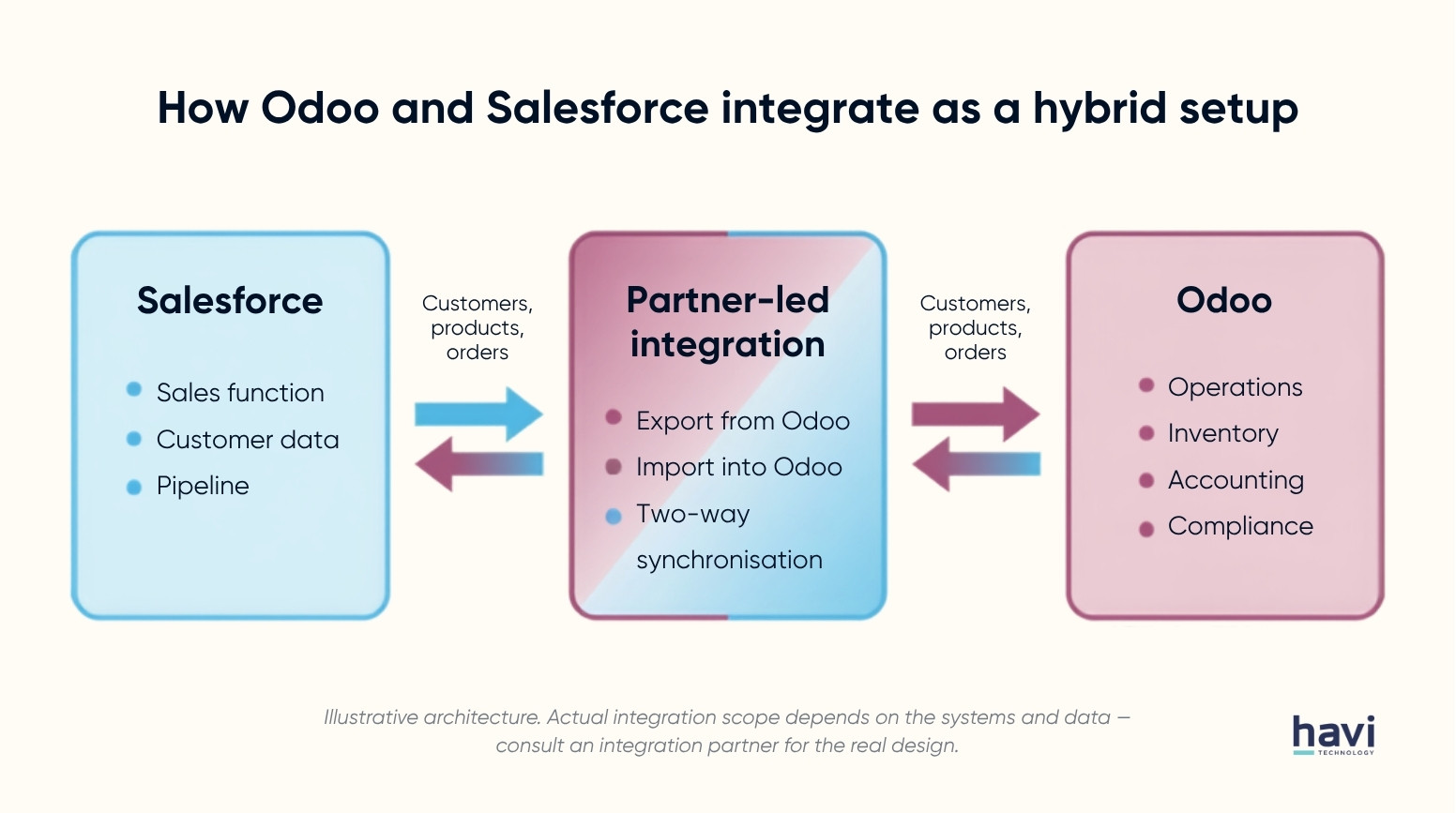 salesforce vs odoo Havi Technology Pty Ltd
