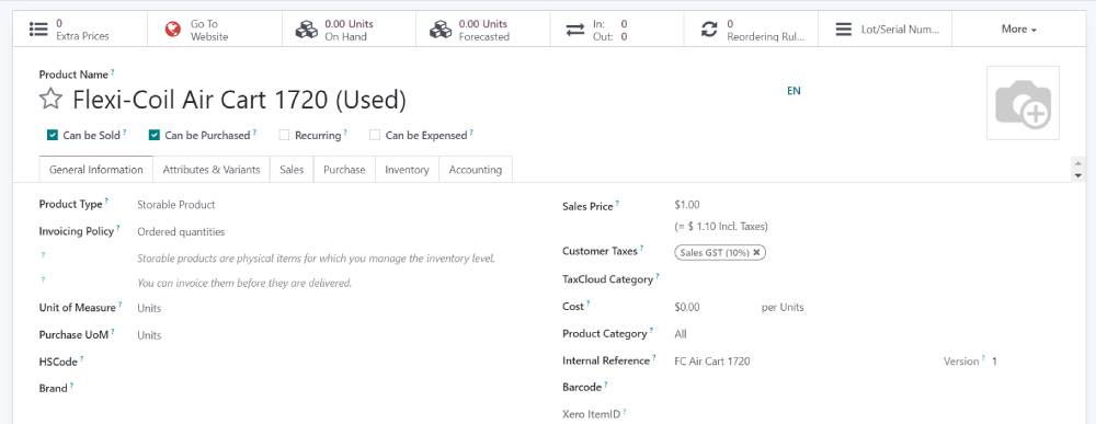 Odoo user permission - inventory with cost